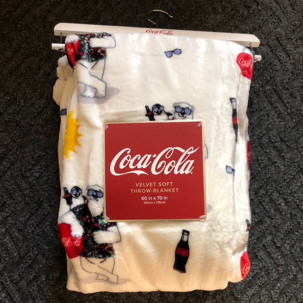 Coca Cola Soft Throw Blanket